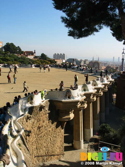 21116 Ceramic Bench Parc Guell